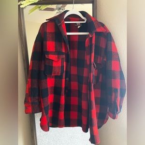 Vintage 70s Red Plaid Woolrich Jacket